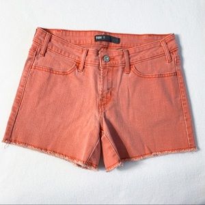 Levi's Coral Cutoff Denim Shorts